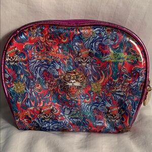 Ed Hardy by Christian Audigier small makeup bag.